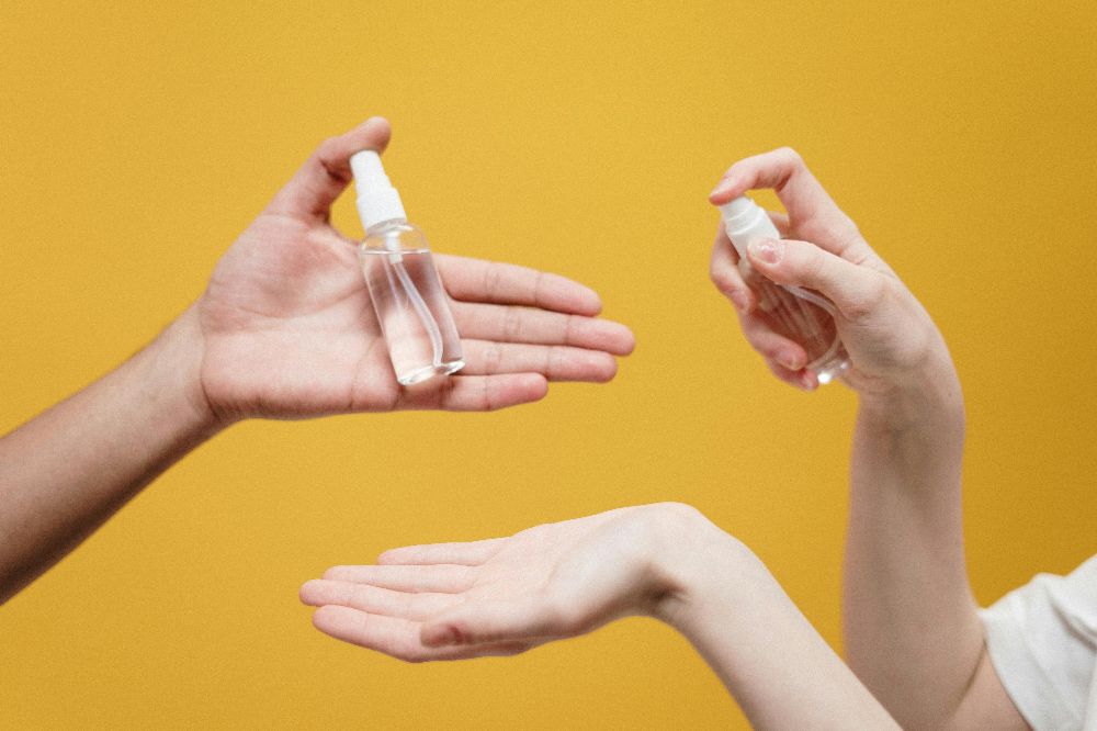 Branded hand sanitiser and wellness pack for UK corporate events